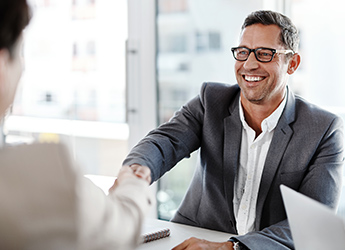 Businessmen shaking hands