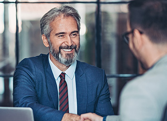 Businessmen shaking hands