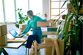 In store transaction with a tablet
