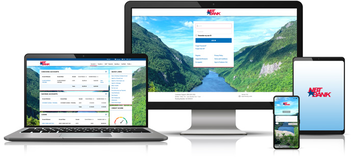 Desktop, laptop, tablet and mobile devices