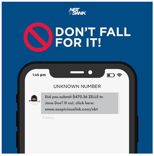 SMiShing Text Sample - Don't Fall for it.